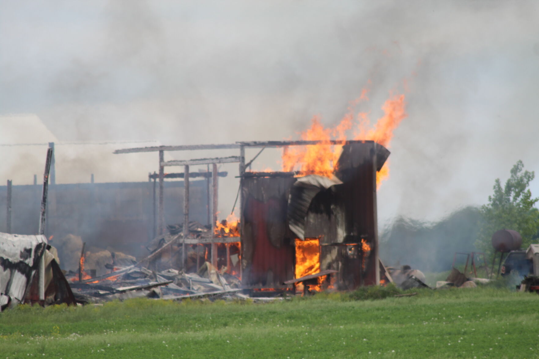 BARN BURNS